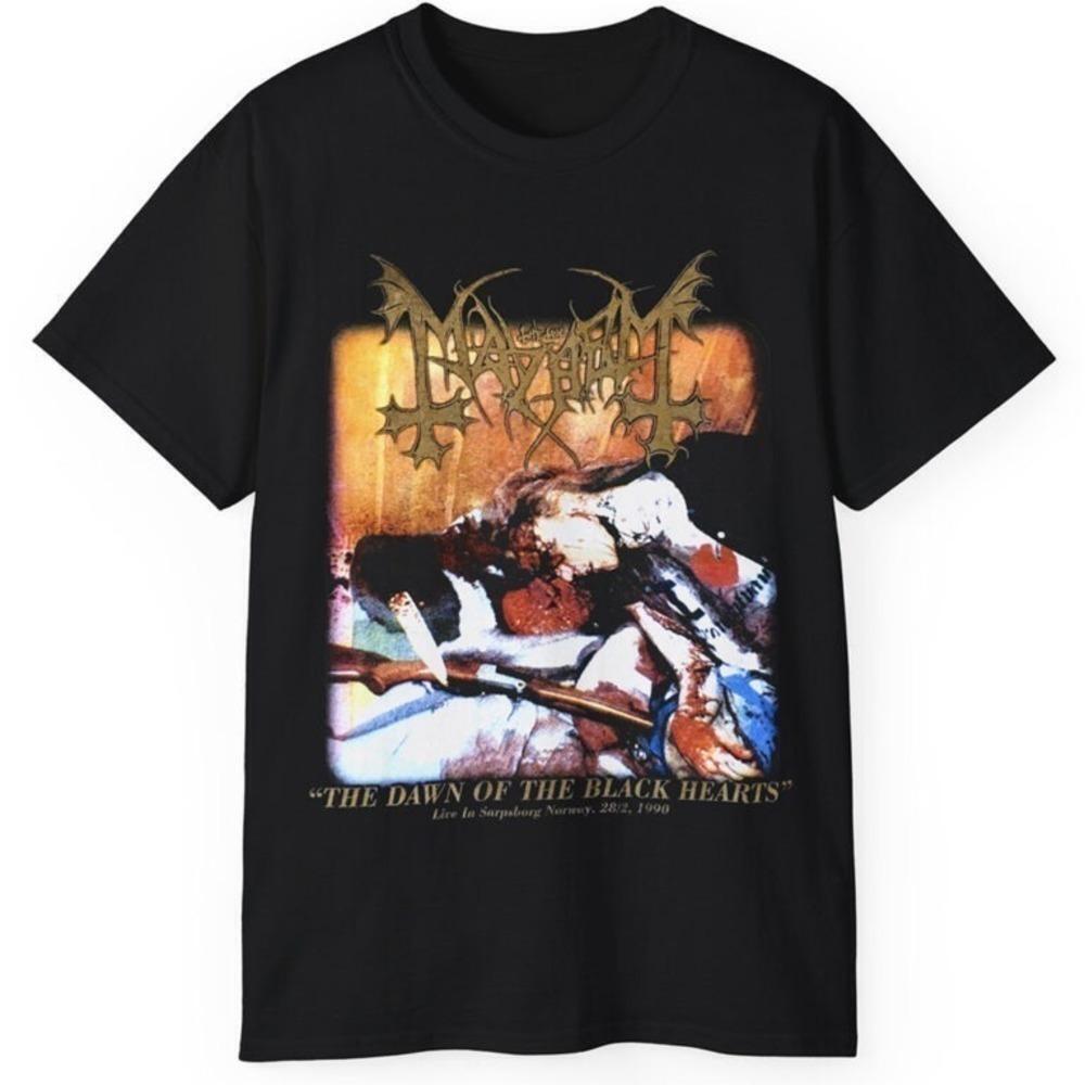 Mayhem Dawn Of The Black Hearts Black Metal Unisex T Shirt